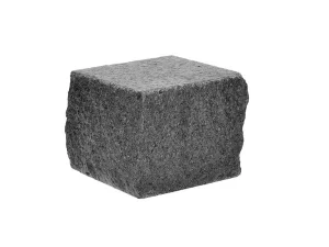 Kostka granitowa cięto-łupana płomieniowana czarna SZWED (10x10x10)