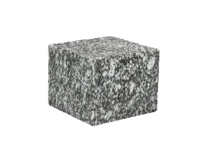 Granitowa cięta płomieniowana ciemnoszara KOŚMIN (10x10x6)